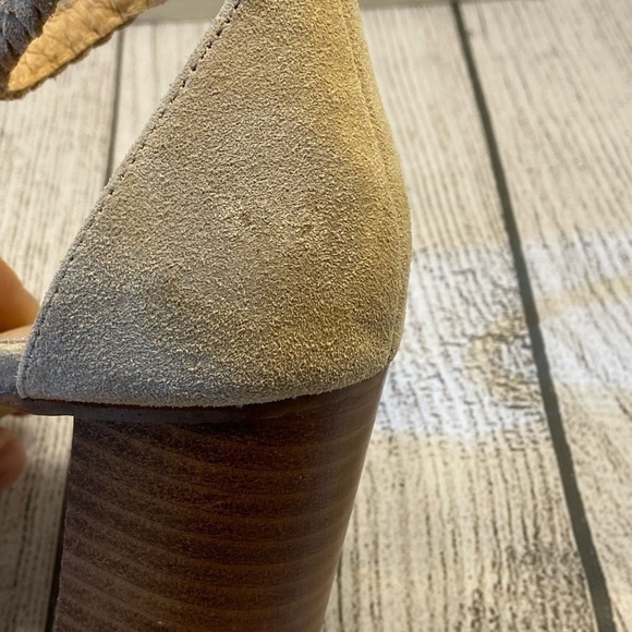 Soludos Women's Hazel Sandals 5.5 Sand Mid Height Heel Wedding Cocktail‎ Travel - Picture 16 of 16